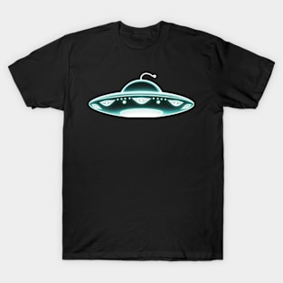 Glowing Alien UFO T-Shirt